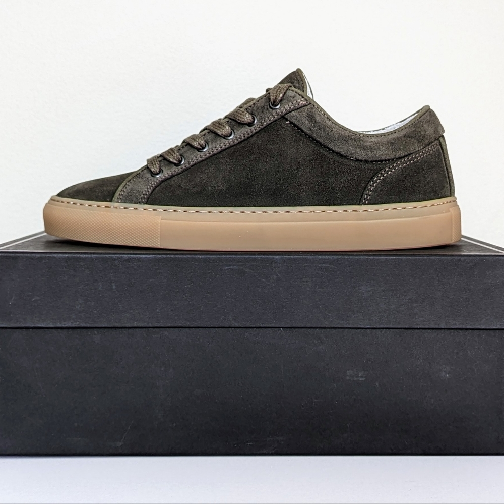 🇵🇹 NWT Asphalte Suede Leather Sneakers Made in Portugal